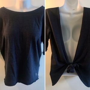 💙 Victoria Secrets Fleece Lounge Top dark Navy color